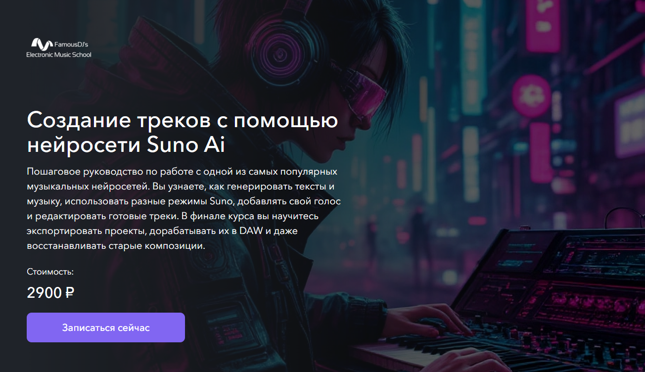 [FamousDJs, Александр Владимиров] Создание треков с помощью нейросети Suno Ai (2025)